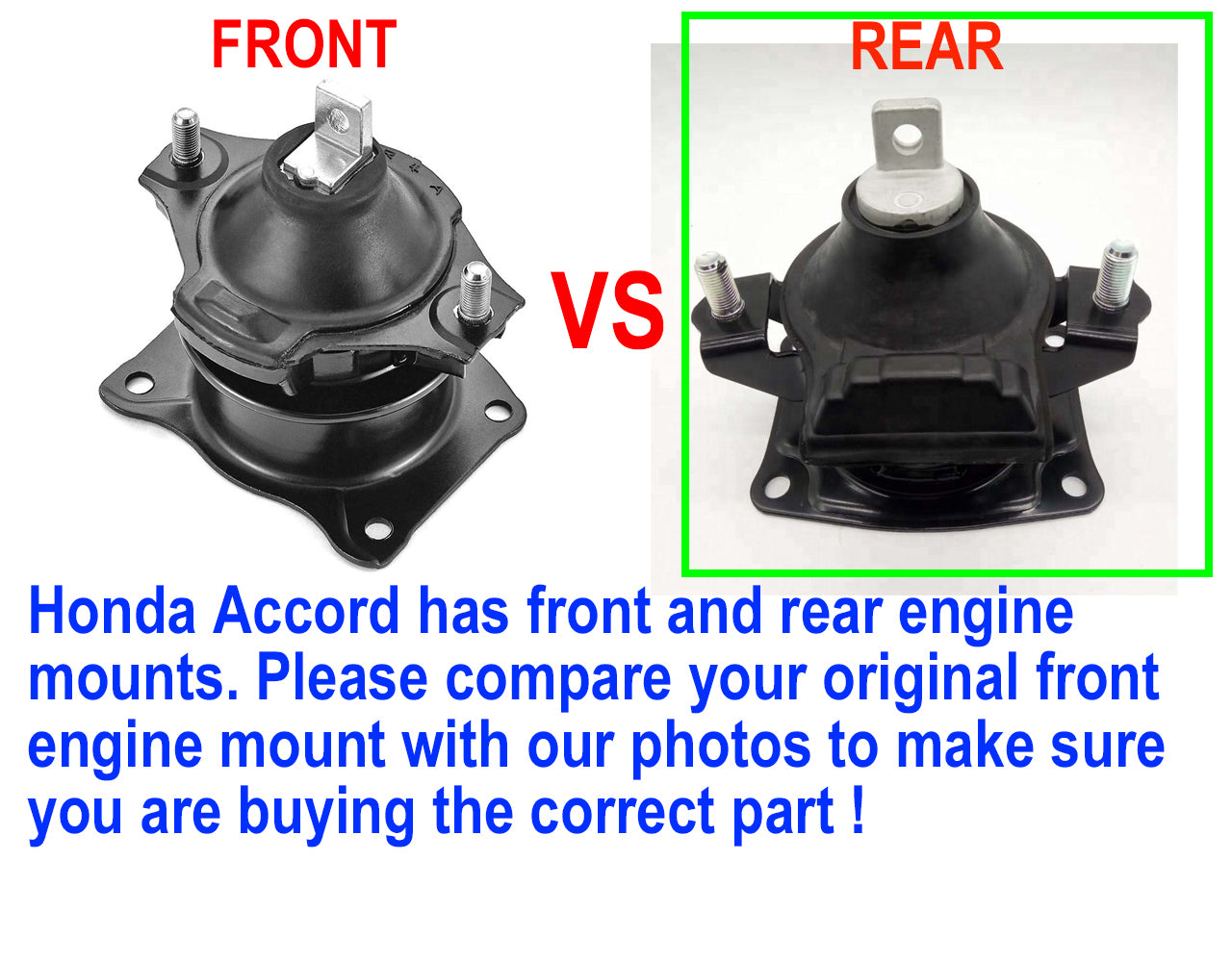 REAR Engine Mount Fit Honda Accord CL CM5 CM6 2.4L K24A3 K24A4 Auto 2003-2008