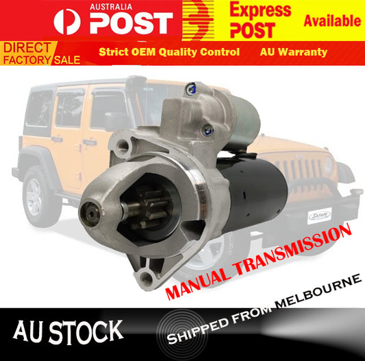 Have one to sell? Sell it yourself New Starter Motor for Jeep Wrangler JK ENS 2.8L 2011-18 Diesel MANUAL T/M