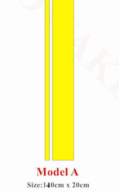 Subura BRZ Toyota 86 Universal Sport Bonnet Decorative Decal Sticker (Yellow)