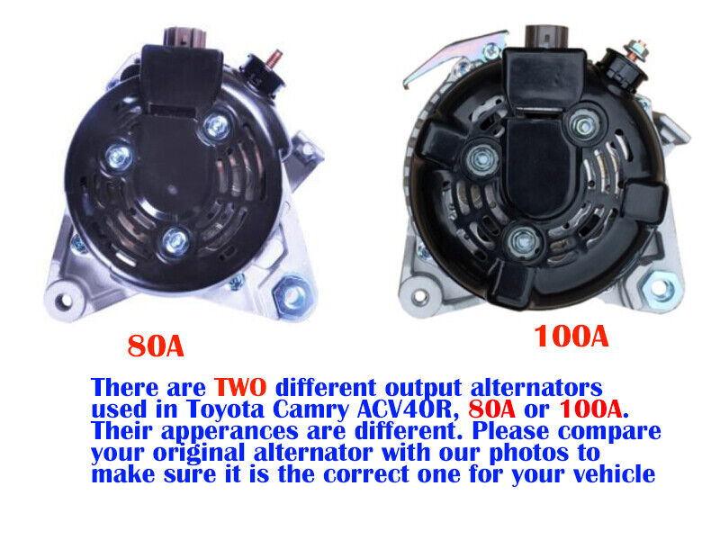 Brand New Alternator Fits Toyota Camry ACV40R 36R 2AZ-FE 2002-2012 80A