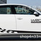 Universal WRC Sport Door Body Decorative Decal Sticker (Black) 1 Pair