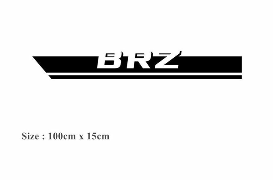 Subura BRZ Sport Bonnet Decorative Decal Sticker (Yellow)