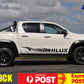Pair Stickers Side Skirt Decal Full Size For Pick Up Truck For Toyota Hilux 4WD